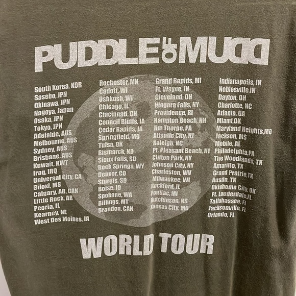 Puddle of Mudd World Tour Psycho Band Tee - Picture 3 of 5